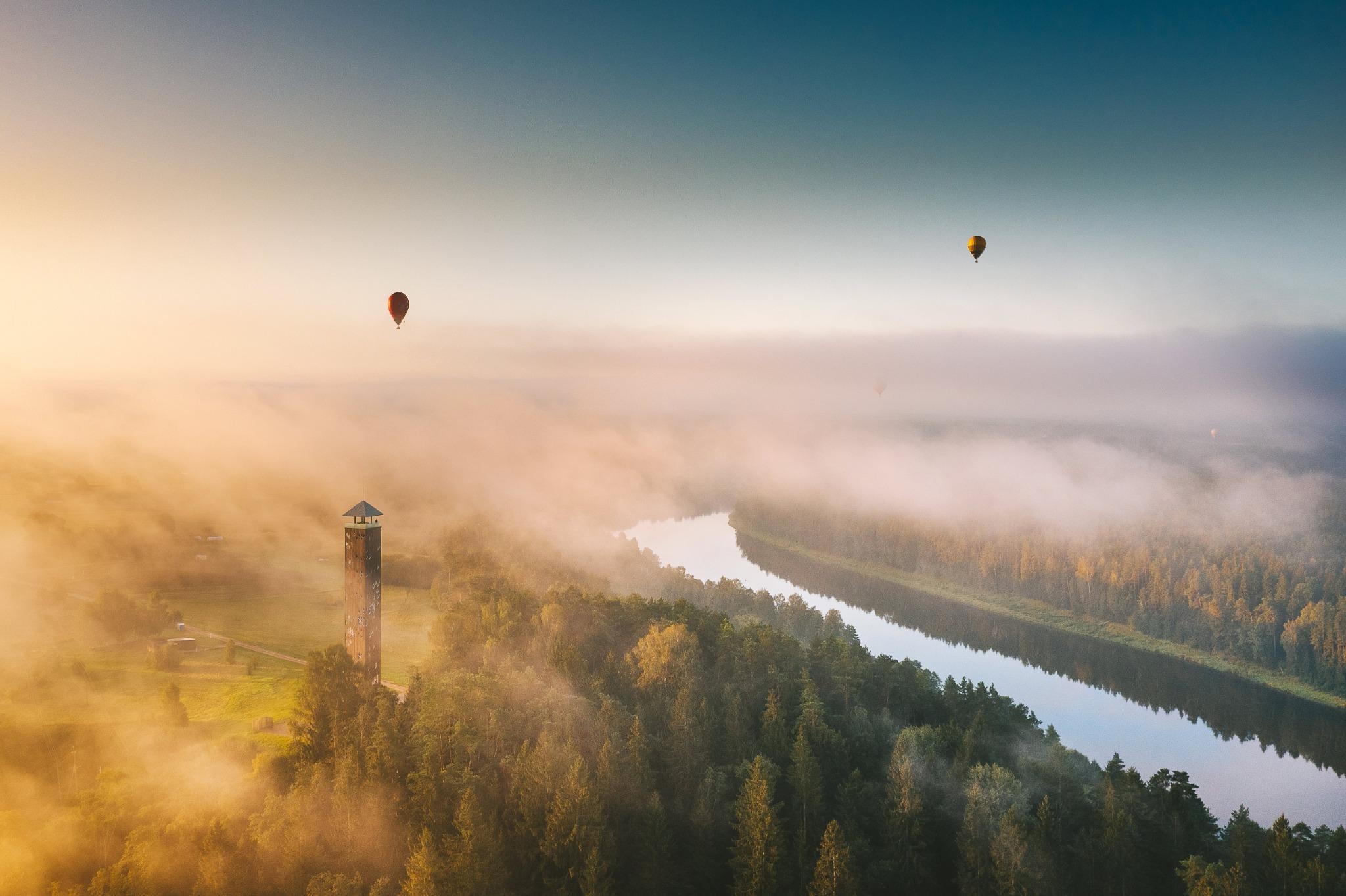 2020 Birštonas. Foto aut. Andrius Aleksandravičius (4) Skrydžiai oro balionu Birštone